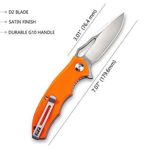 Civivi Little Fiend Linerlock Orange G10 D2 - Knives.mx