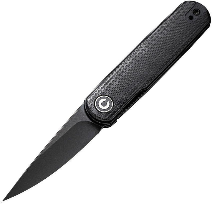 Civivi Lumi Linerlock Black Canvas Micarta Black Stonewash 14C28N Sandvik - Knives.mx