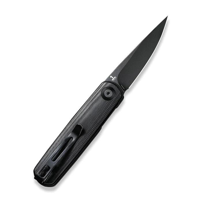 Civivi Lumi Linerlock Black Canvas Micarta Black Stonewash 14C28N Sandvik - Knives.mx