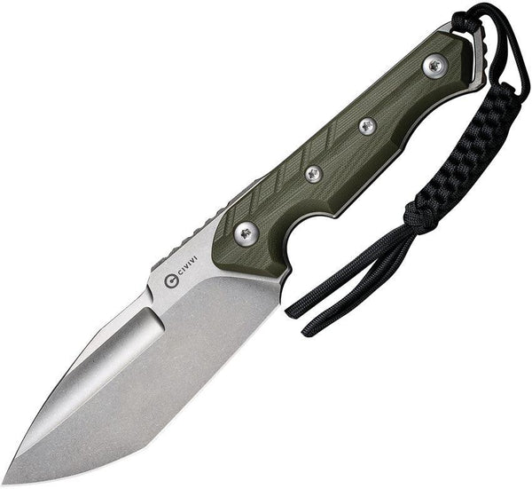 Civivi Maxwell Fixed Blade OD Green G10 Stonewashed D2 - Knives.mx