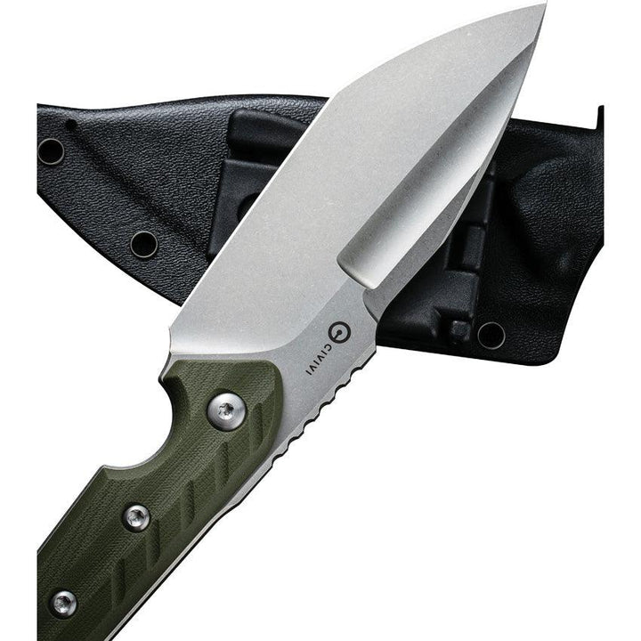 Civivi Maxwell Fixed Blade OD Green G10 Stonewashed D2 - Knives.mx