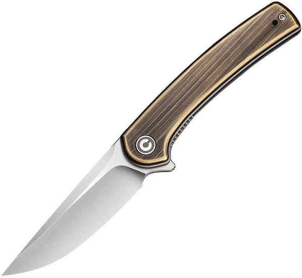 Civivi Mini Asticus Linerlock Brass Satin 10Cr15CoMoV - Knives.mx