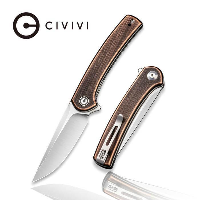 Civivi Mini Asticus Linerlock Copper Satin 10Cr15CoMoV - Knives.mx