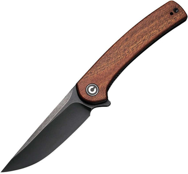 Civivi Mini Asticus Linerlock Cuibourtia Wood Black 10Cr15CoMoV - Knives.mx