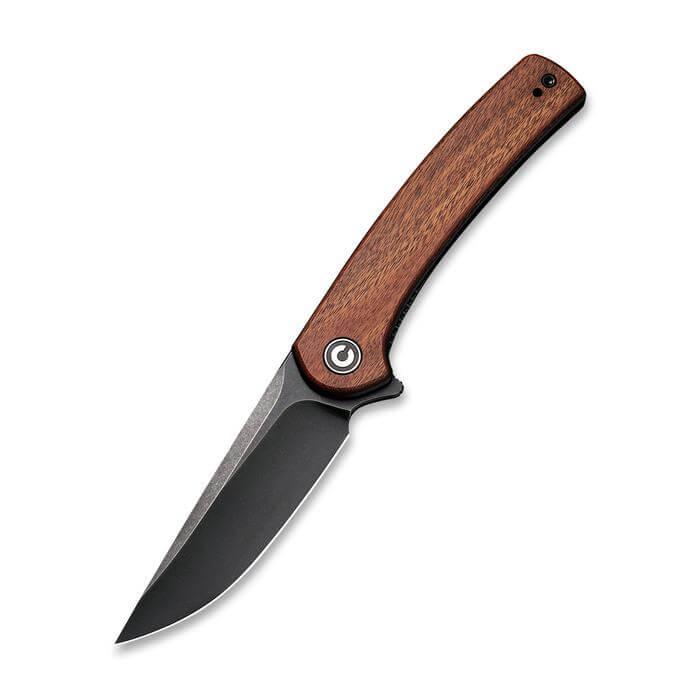 Civivi Mini Asticus Linerlock Cuibourtia Wood Black 10Cr15CoMoV - Knives.mx