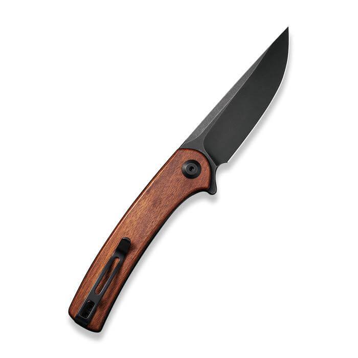 Civivi Mini Asticus Linerlock Cuibourtia Wood Black 10Cr15CoMoV - Knives.mx