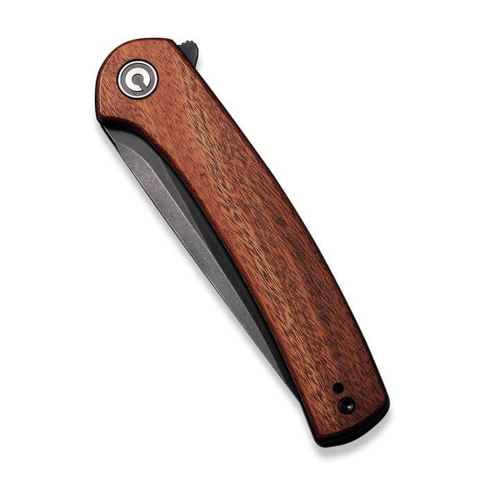 Civivi Mini Asticus Linerlock Cuibourtia Wood Black 10Cr15CoMoV - Knives.mx