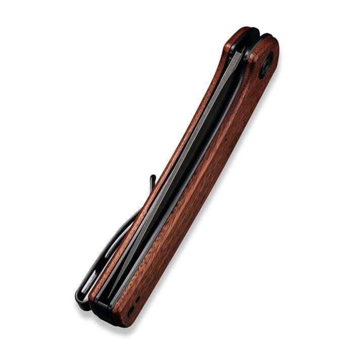 Civivi Mini Asticus Linerlock Cuibourtia Wood Black 10Cr15CoMoV - Knives.mx