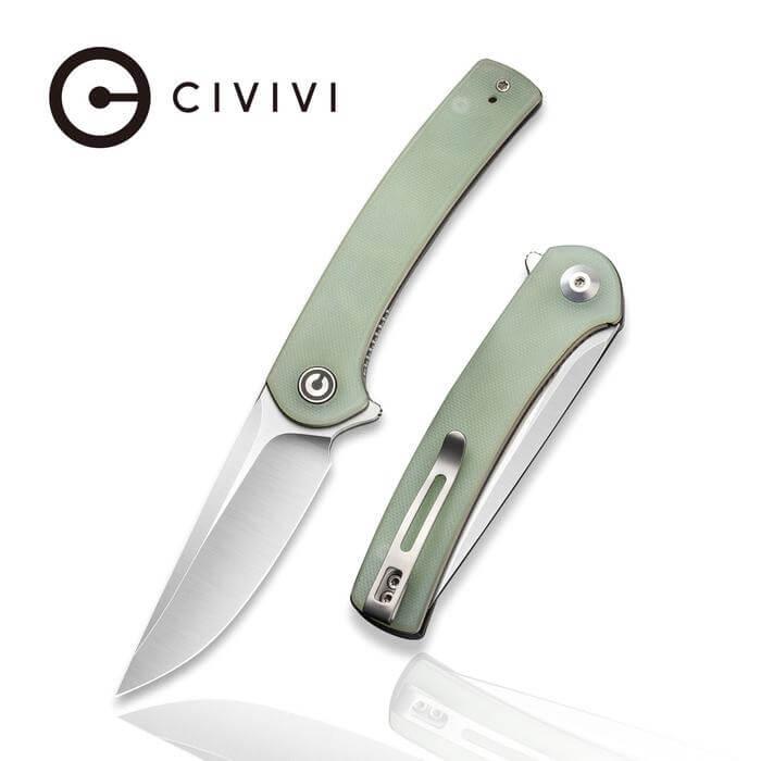 Civivi Mini Asticus Linerlock Jade G10 Satin 10Cr15CoMoV - Knives.mx