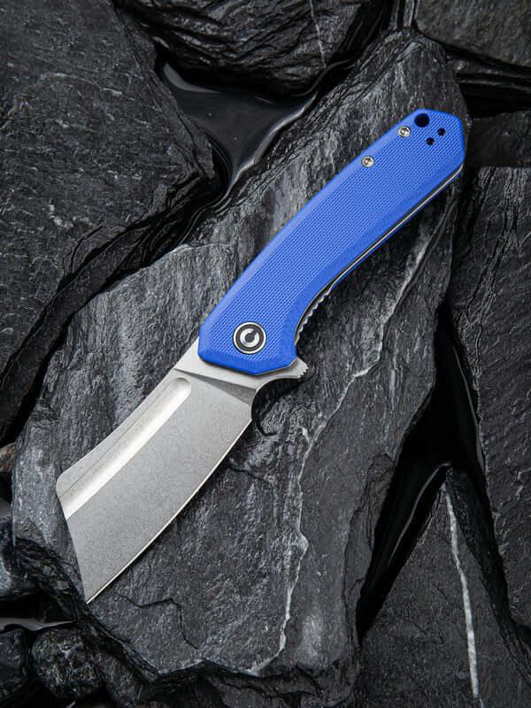 Civivi Mini Bullmastiff Linerlock Blue G10 Stonewashed 9Cr18MoV - Knives.mx