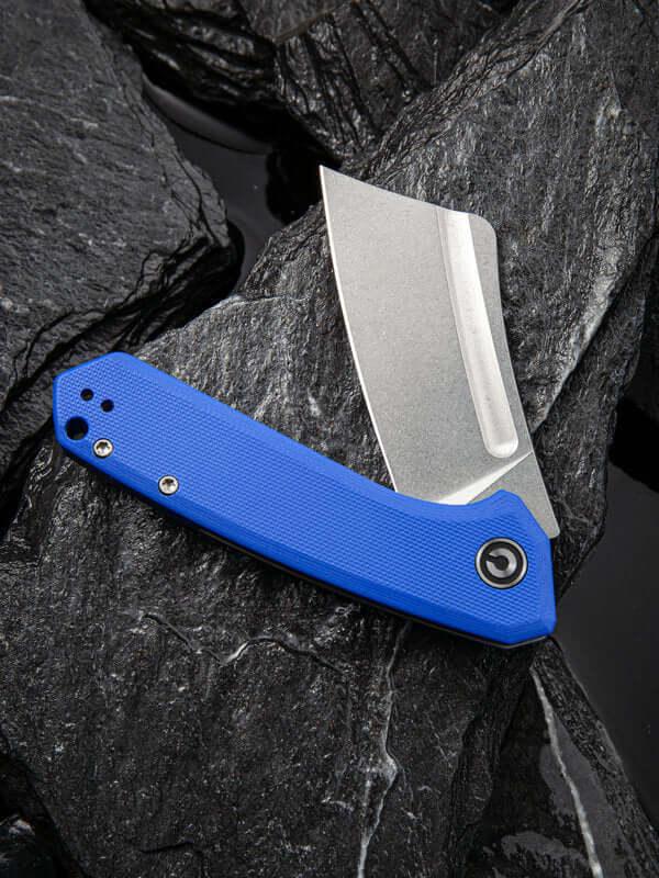 Civivi Mini Bullmastiff Linerlock Blue G10 Stonewashed 9Cr18MoV - Knives.mx