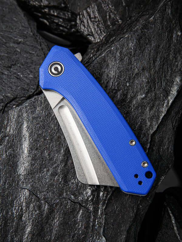 Civivi Mini Bullmastiff Linerlock Blue G10 Stonewashed 9Cr18MoV - Knives.mx