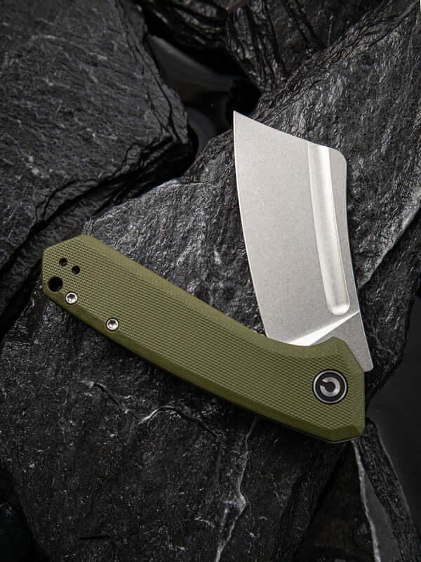 Civivi Mini Bullmastiff Linerlock OD Green G10 Stonewashed 9Cr18MoV - Knives.mx