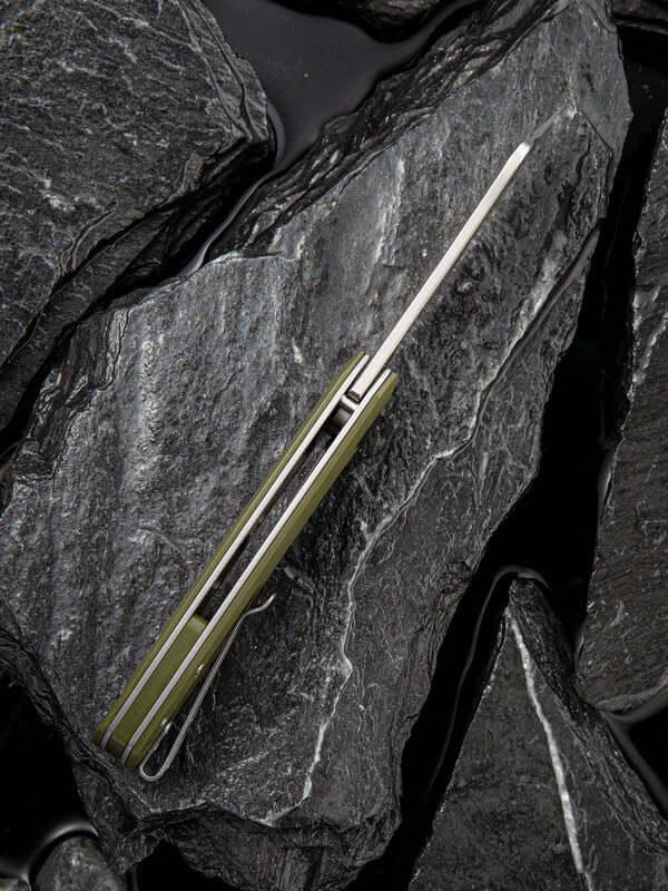 Civivi Mini Bullmastiff Linerlock OD Green G10 Stonewashed 9Cr18MoV - Knives.mx