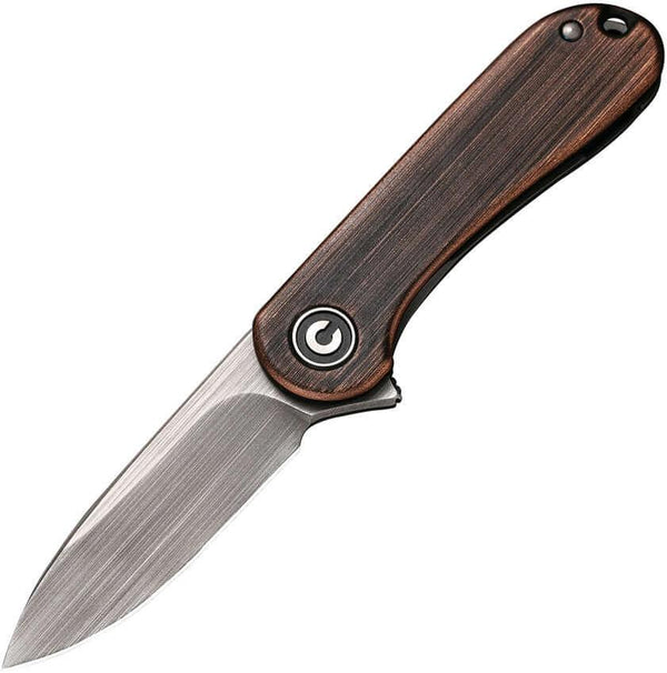 Civivi Mini Elementum Framelock Copper Hand Rubbed 14C28N Sandvik - Knives.mx