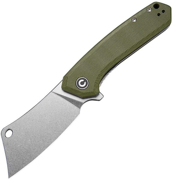 Civivi Mini Mastodon OD Green G10 Handle Stonewashed 9Cr18MoV - Knives.mx