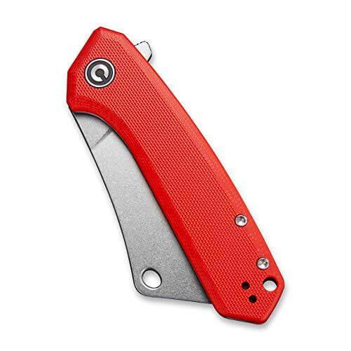 Civivi Mini Mastodon Red G10 Handle Stonewashed 9Cr18MoV - Knives.mx