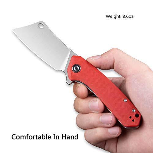 Civivi Mini Mastodon Red G10 Handle Stonewashed 9Cr18MoV - Knives.mx