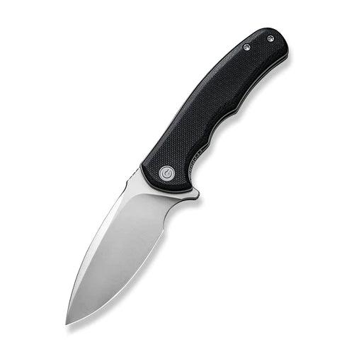 Civivi Mini Praxis Linerlock Black G10 Satin Finished Drop Point D2 - Knives.mx