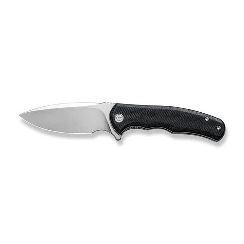 Civivi Mini Praxis Linerlock Black G10 Satin Finished Drop Point D2 - Knives.mx