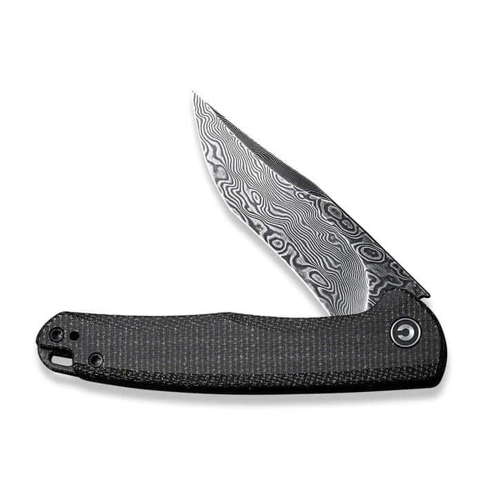 Civivi Mini Sandbar Linerlock Black Micarta Black Damascus - Knives.mx