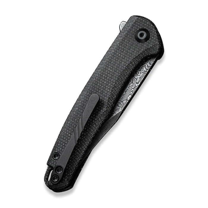 Civivi Mini Sandbar Linerlock Black Micarta Black Damascus - Knives.mx