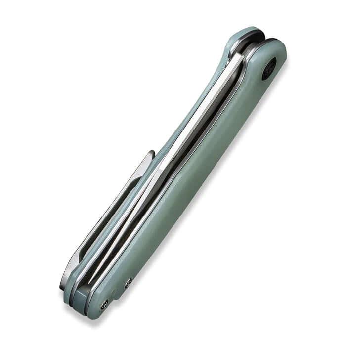 Civivi Mini Sandbar Linerlock Natural Jade G10 Satin Nitro-V - Knives.mx