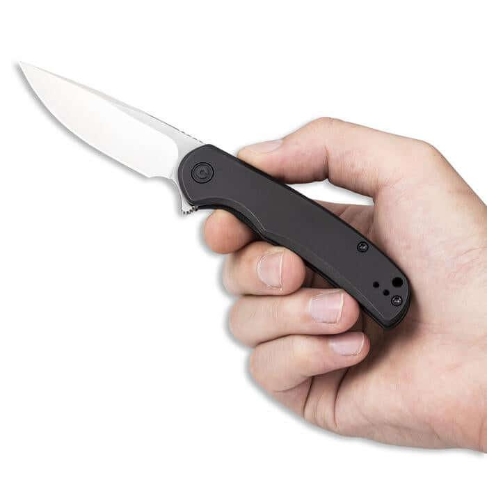 Civivi Nox Framelock Black Stainless Satin Nitro V Steel - Knives.mx