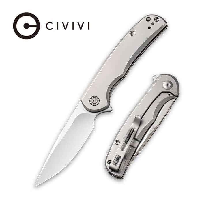 Civivi Nox Framelock Gray Stainless Nitro V Steel Blade - Knives.mx