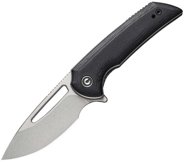 Civivi Odium Linerlock Black G10 Stonewashed D2 - Knives.mx