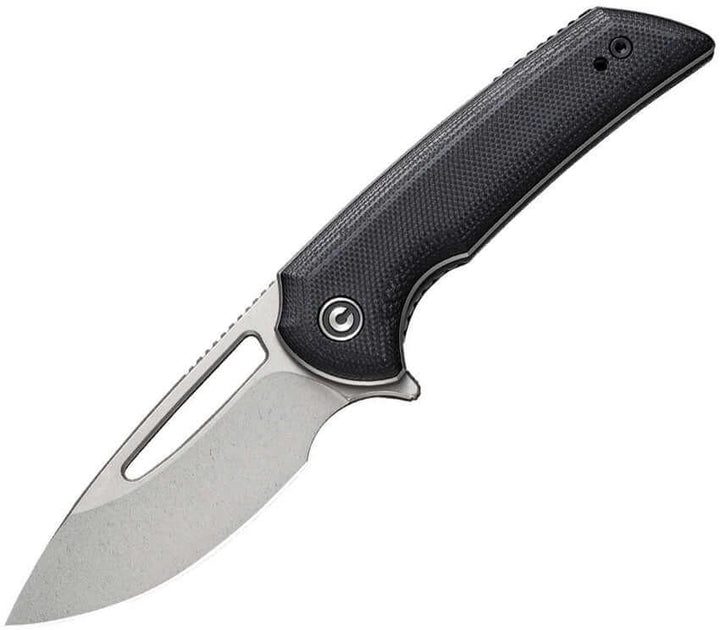 Civivi Odium Linerlock Black G10 Stonewashed D2 - Knives.mx