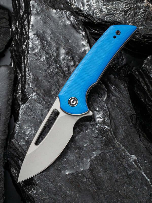 Civivi Odium Linerlock Blue G10 Stonewashed D2 - Knives.mx