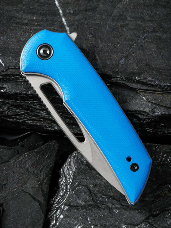 Civivi Odium Linerlock Blue G10 Stonewashed D2 - Knives.mx