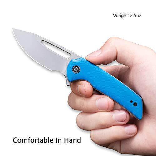 Civivi Odium Linerlock Blue G10 Stonewashed D2 - Knives.mx