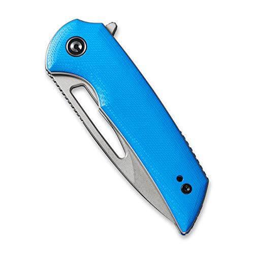Civivi Odium Linerlock Blue G10 Stonewashed D2 - Knives.mx