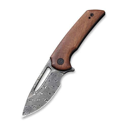 Civivi Odium Linerlock Cuibourtia Wood Damascus - Knives.mx