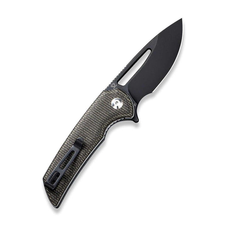Civivi Odium Linerlock Dark Green Micarta Black Stonewashed D2 - Knives.mx
