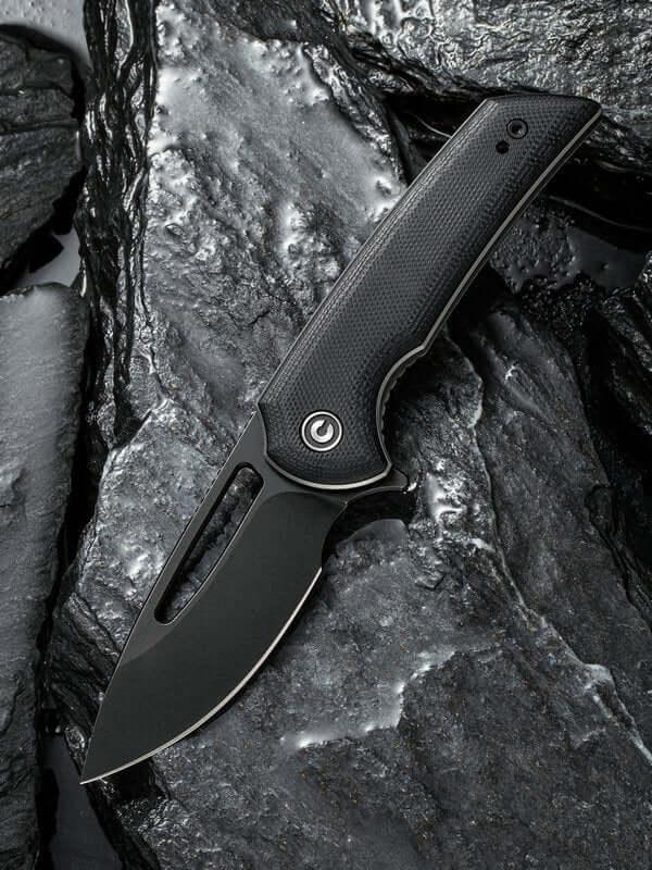 Civivi Odium Linerlock G10 Black Stonewashed D2 - Knives.mx