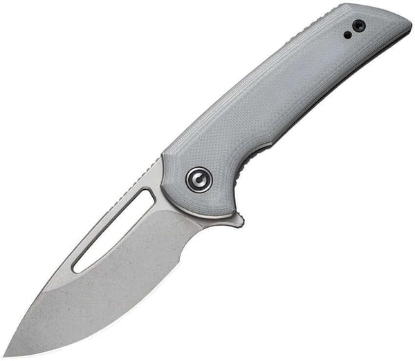 Civivi Odium Linerlock Gray G10 Stonewashed D2 - Knives.mx