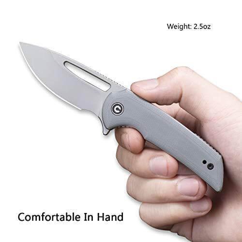 Civivi Odium Linerlock Gray G10 Stonewashed D2 - Knives.mx