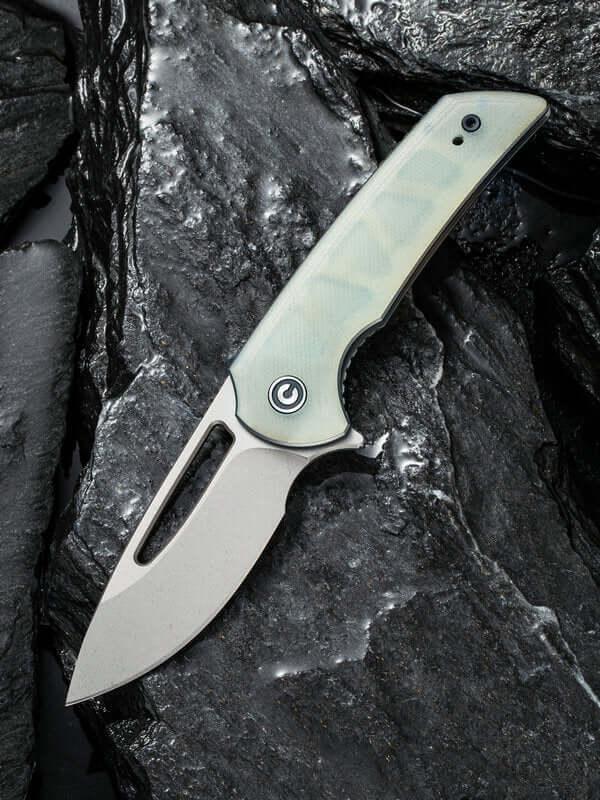 Civivi Odium Linerlock Jade G10 Stonewashed D2 - Knives.mx