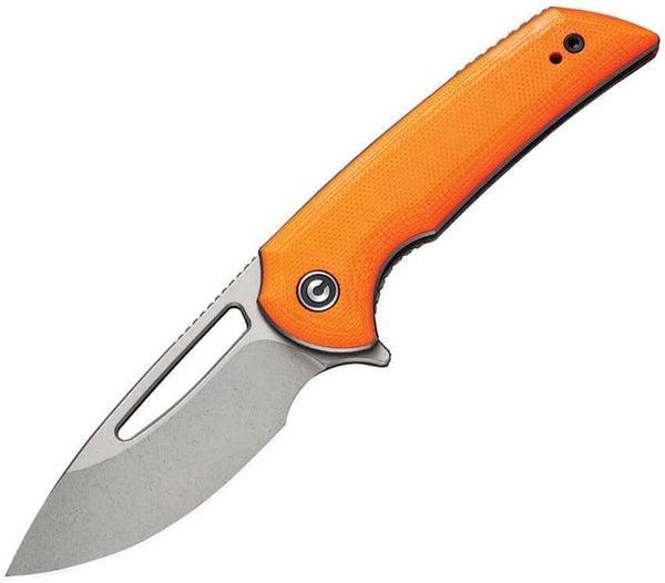 Civivi Odium Linerlock Orange G10 Stonewashed D2 - Knives.mx