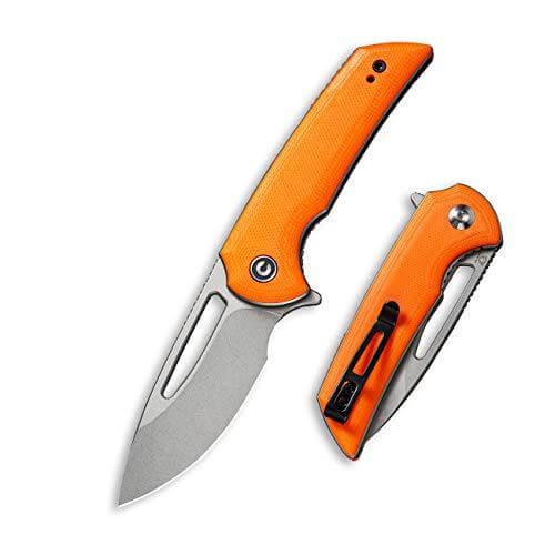 Civivi Odium Linerlock Orange G10 Stonewashed D2 - Knives.mx