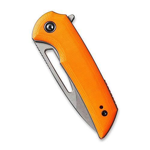 Civivi Odium Linerlock Orange G10 Stonewashed D2 - Knives.mx