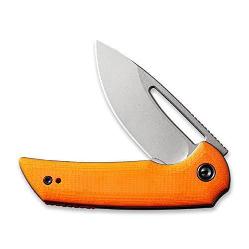 Civivi Odium Linerlock Orange G10 Stonewashed D2 - Knives.mx