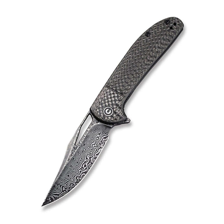 Civivi Ortis Linerlock Carbon Fiber Damascus - Knives.mx