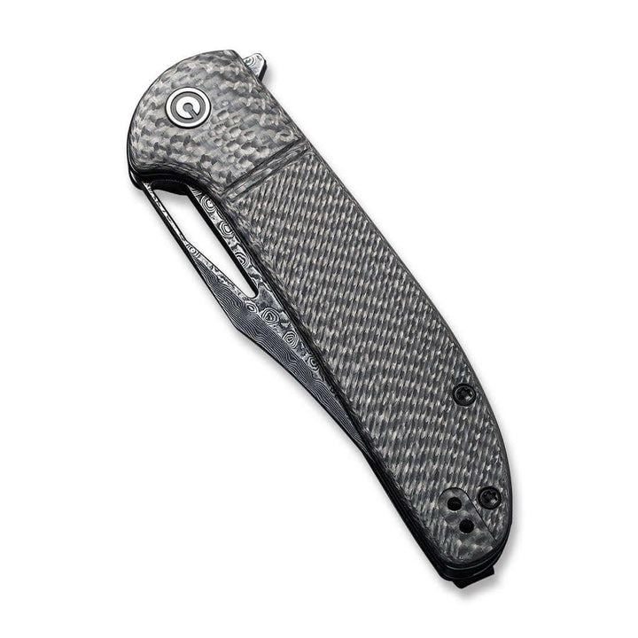 Civivi Ortis Linerlock Carbon Fiber Damascus - Knives.mx