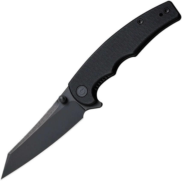 Civivi P87 Folder Black G10 Reverse Tanto Black Stonewashed Nitro-V - Knives.mx