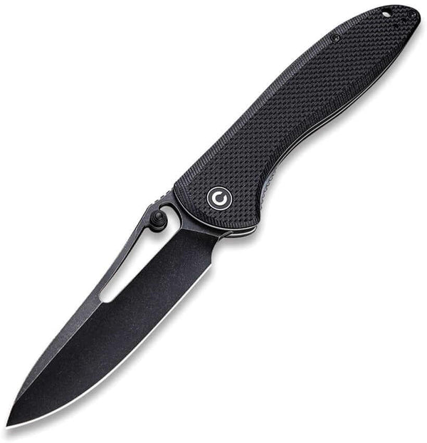Civivi Picaro Linerlock Blackout Coarse G10 Stonewash D2 - Knives.mx