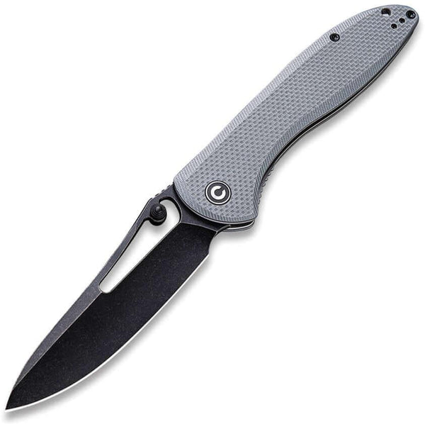 Civivi Picaro Linerlock Gray Coarse G10 Black Stonewash D2 - Knives.mx
